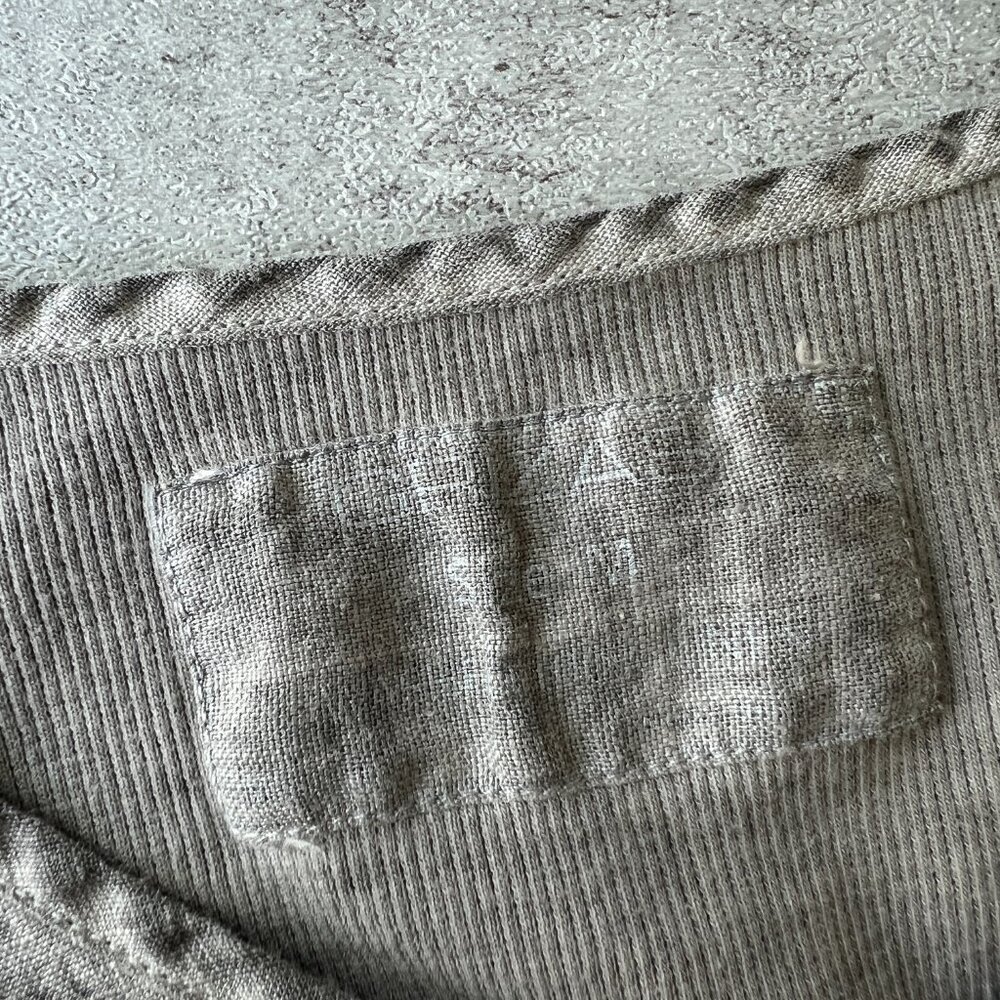 Grizas Dress Size Medium 100% Linen Grey Grey Layered‎ Lagenlook Midi Maxi - Picture 10 of 12